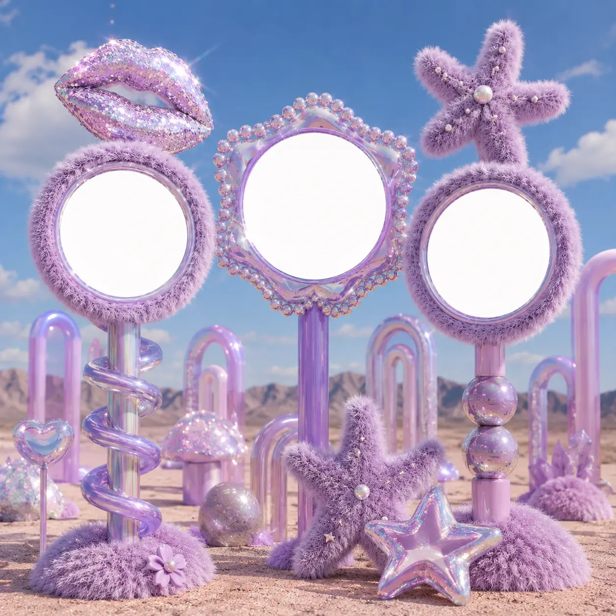 Lilac Dream Mirrors — Soft & Dreamy Baby frame design